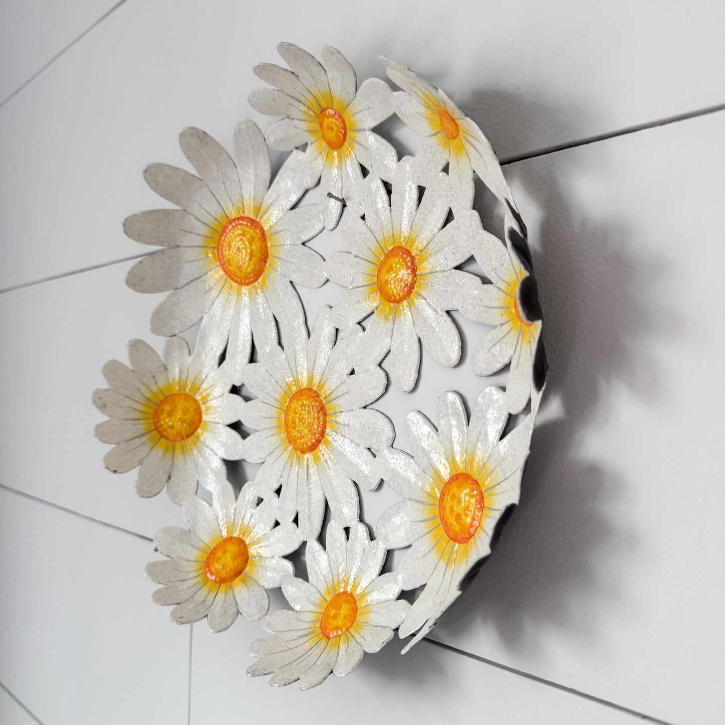 Metal Daisy Bowl