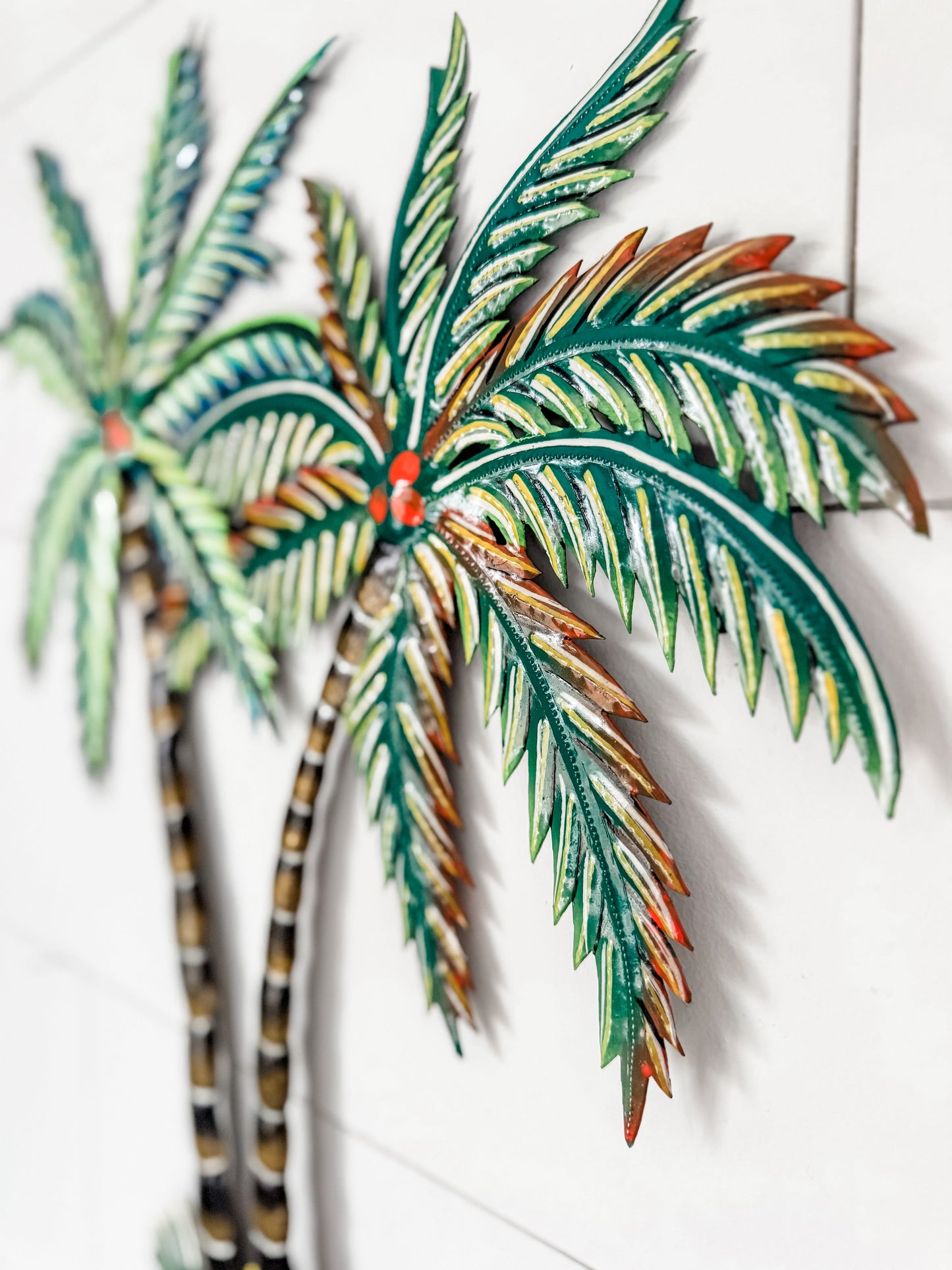 Palm Tree Oil Drum Art