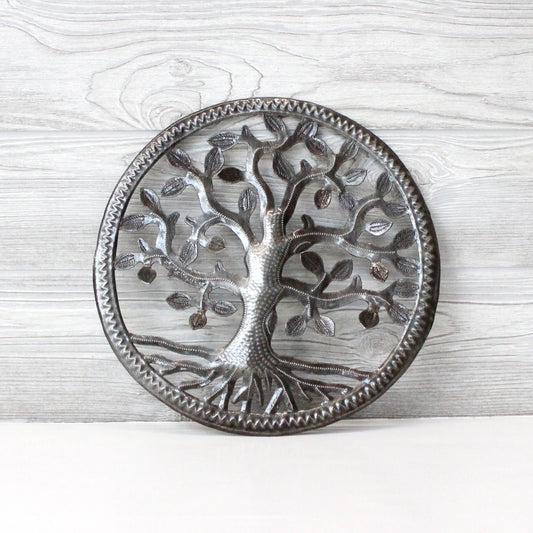 12' Tree of Life Oil Drum Art