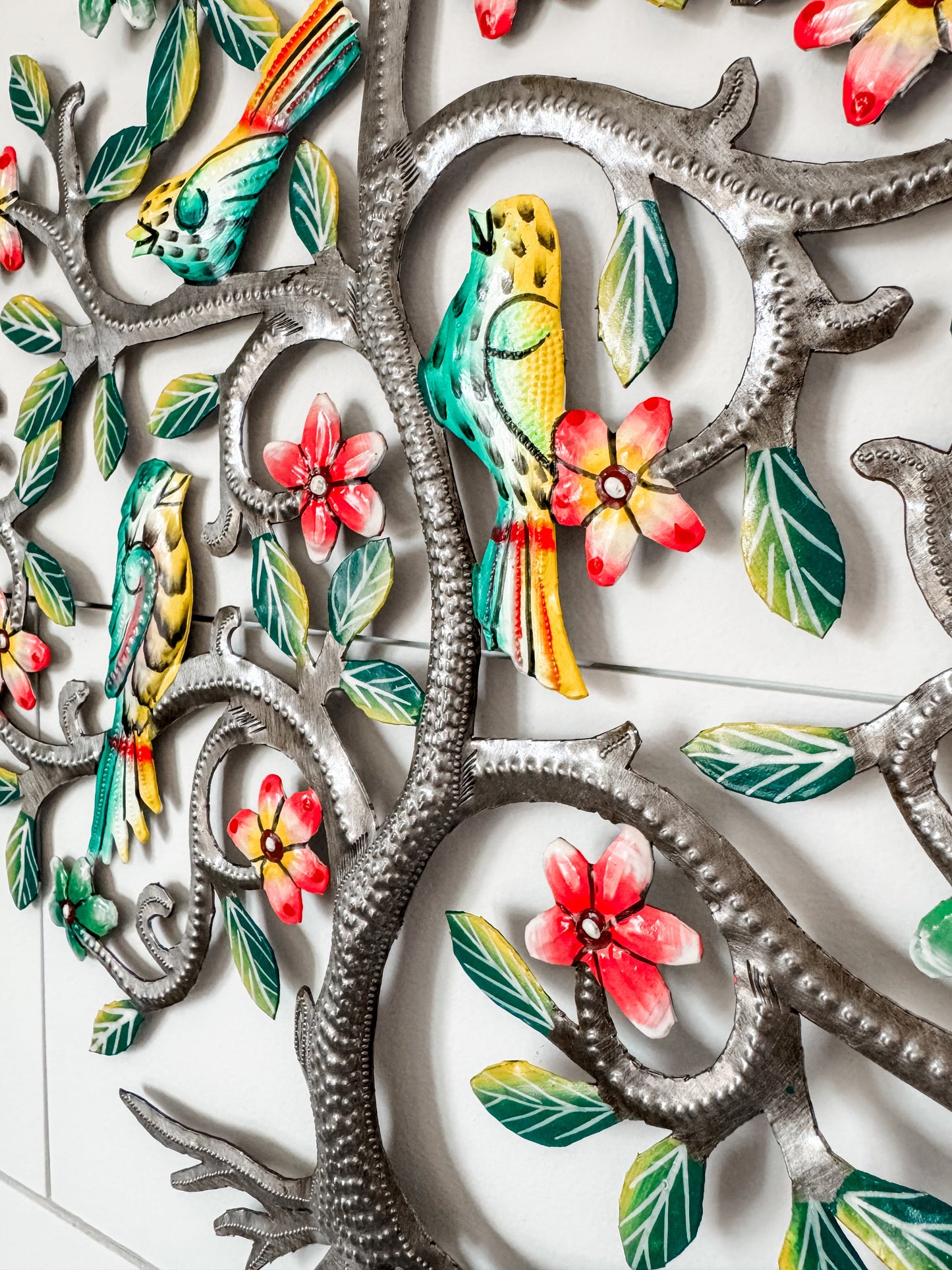 Cherry Blossom Oil Drum Art - 14'