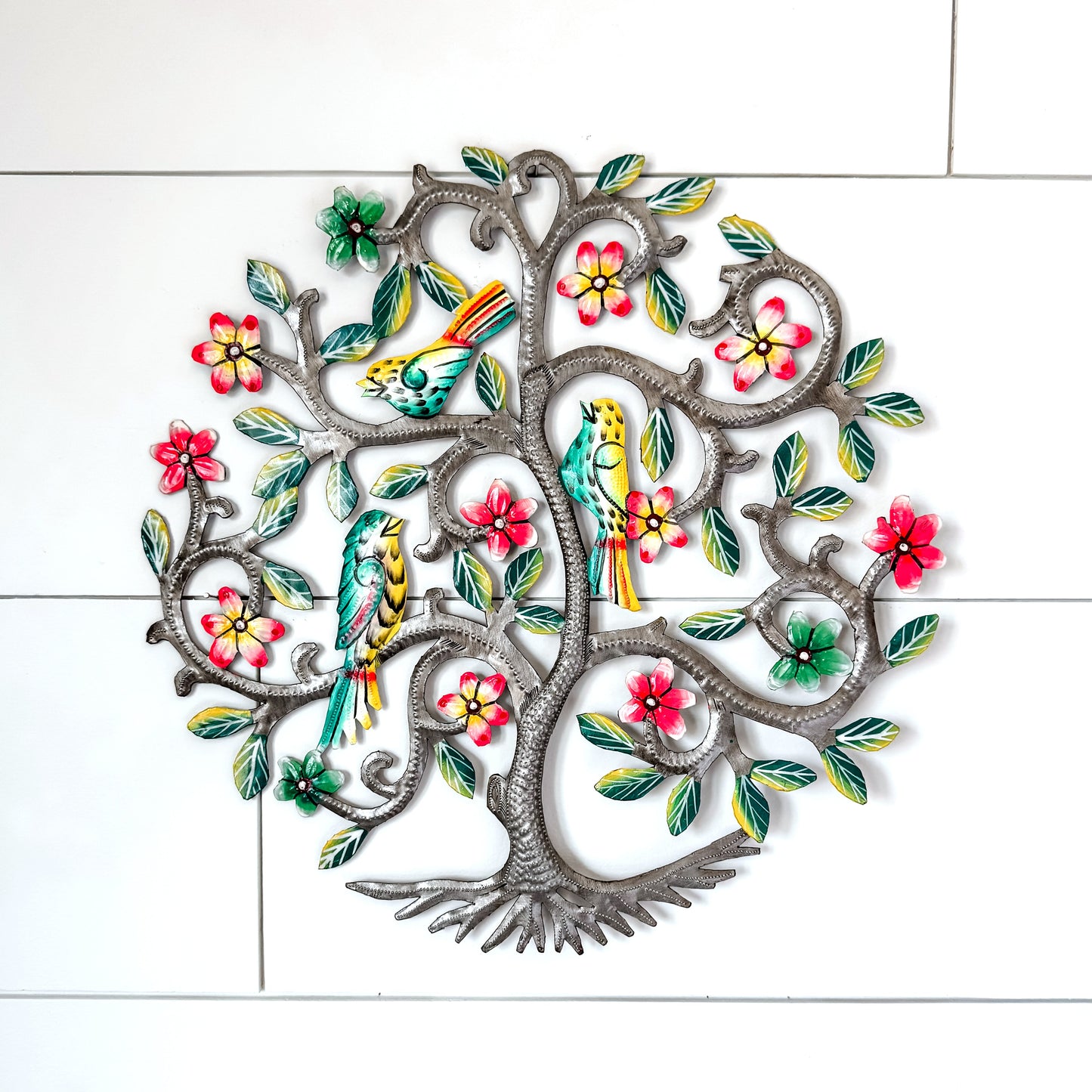 Cherry Blossom Oil Drum Art - 14'