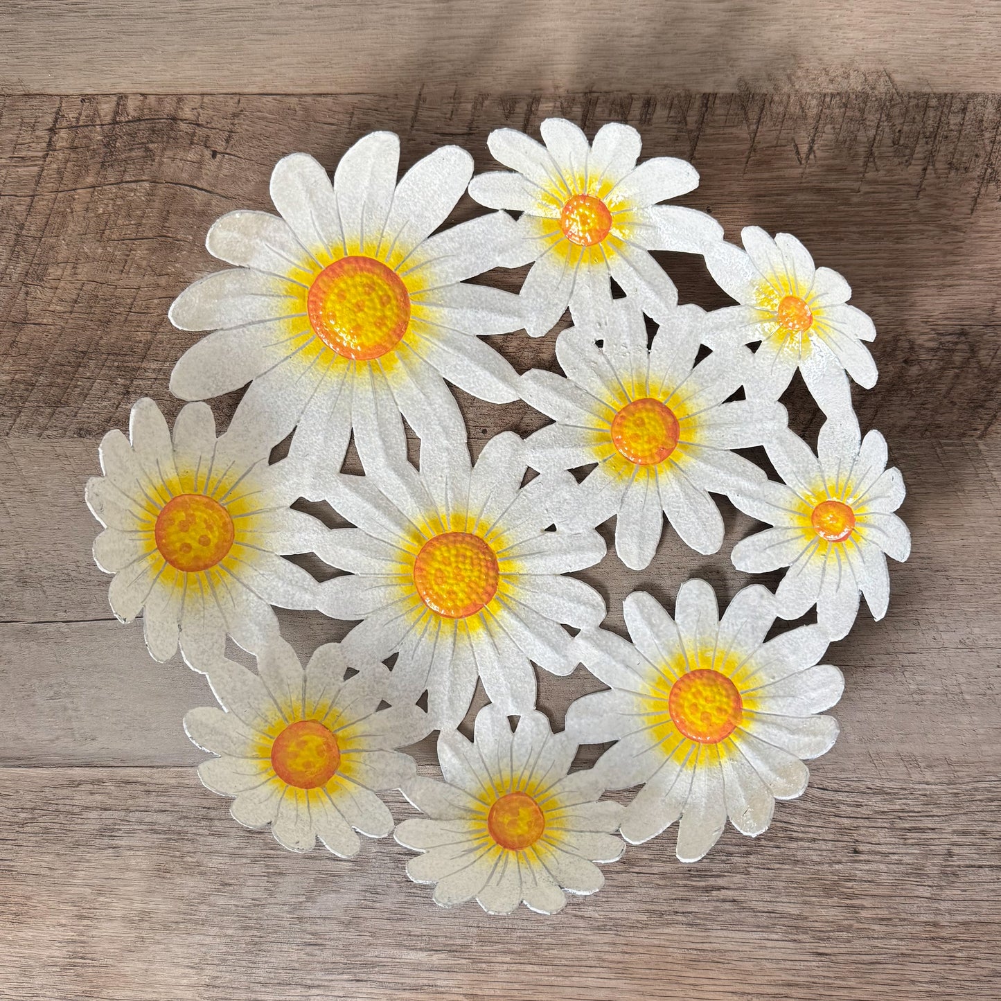 Metal Daisy Bowl