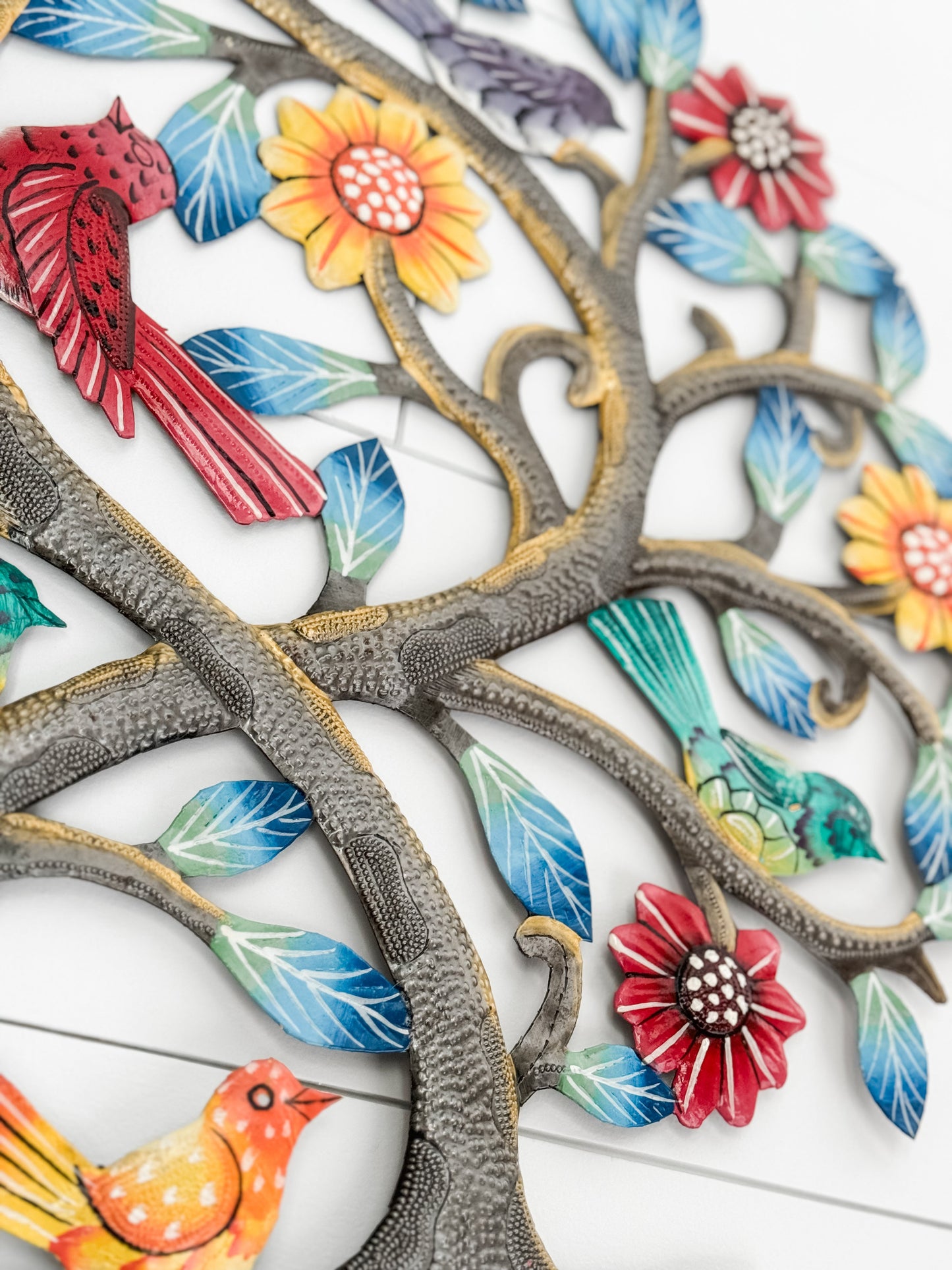 Intertwined Trees Oil Drum Art