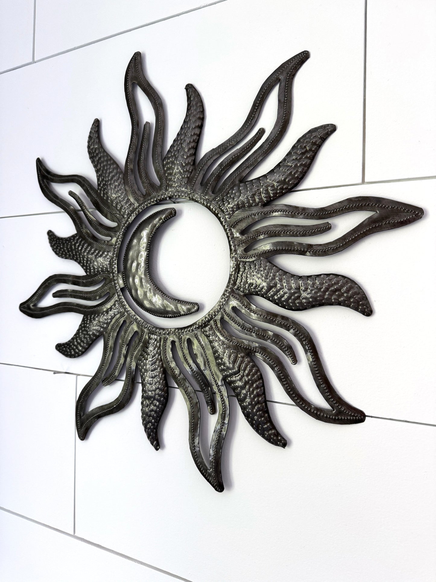 Sun and Moon Oil Drum Art